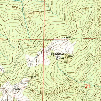 United States Geological Survey Powers, OR (1998, 24000-Scale) digital map