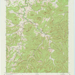 United States Geological Survey Powersburg, KY (1954, 24000-Scale) digital map