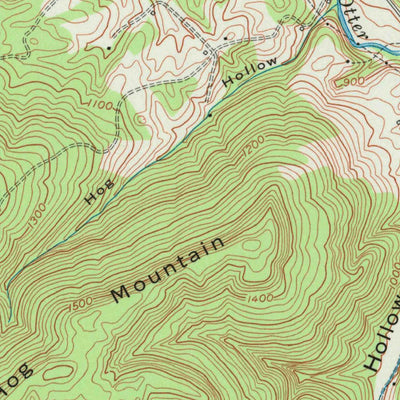 United States Geological Survey Powersburg, KY (1954, 24000-Scale) digital map