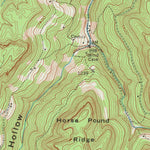 United States Geological Survey Powersburg, KY (1954, 24000-Scale) digital map