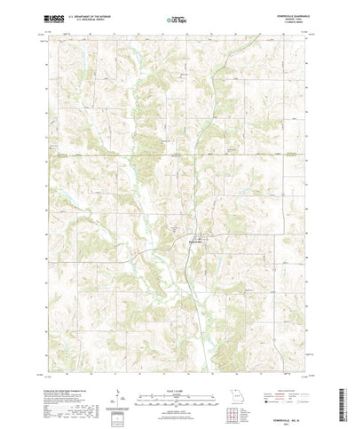 United States Geological Survey Powersville, MO (2021, 24000-Scale) digital map