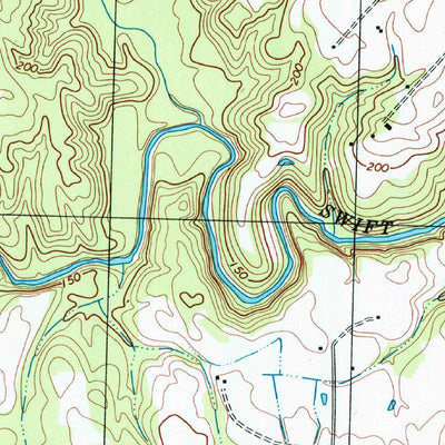 United States Geological Survey Powhatan, NC (1993, 24000-Scale) digital map