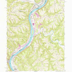 United States Geological Survey Powhatan Point, OH-WV (1960, 24000-Scale) digital map