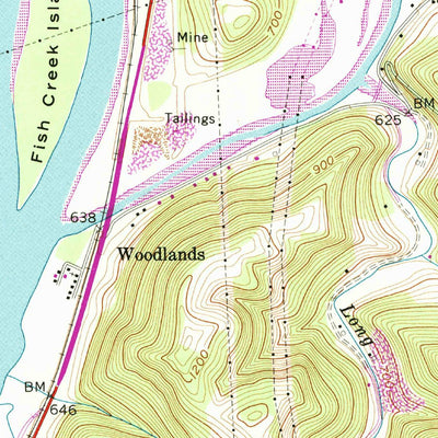 United States Geological Survey Powhatan Point, OH-WV (1960, 24000-Scale) digital map