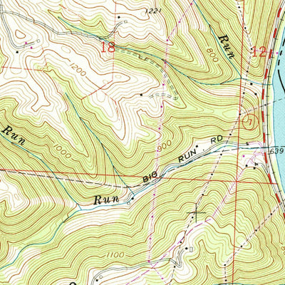 United States Geological Survey Powhatan Point, OH-WV (1960, 24000-Scale) digital map
