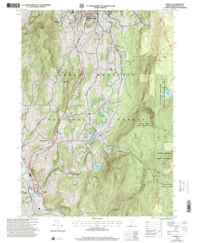 United States Geological Survey Pownal, VT (1997, 24000-Scale) digital map