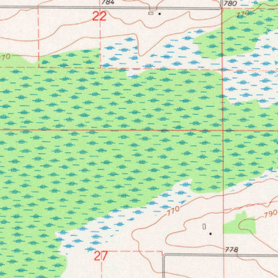 United States Geological Survey Poy Sippi, WI (1961, 24000-Scale) digital map