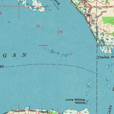 United States Geological Survey Poy Sippi, WI (1961, 62500-Scale) digital map