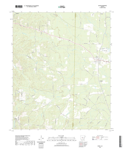 United States Geological Survey Poyen, AR (2020, 24000-Scale) digital map