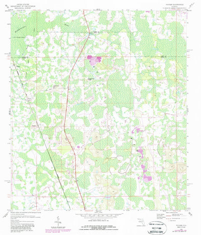 United States Geological Survey Poyner, FL (1959, 24000-Scale) digital map