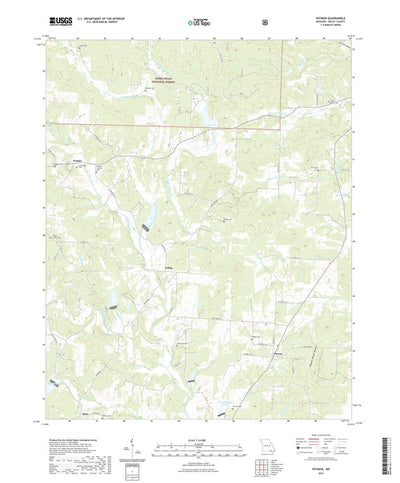 United States Geological Survey Poynor, MO (2021, 24000-Scale) digital map