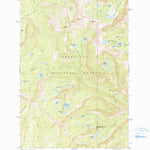 United States Geological Survey Pozega Lakes, MT (1971, 24000-Scale) digital map