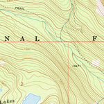 United States Geological Survey Pozega Lakes, MT (1971, 24000-Scale) digital map