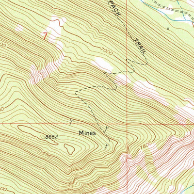 United States Geological Survey Pozega Lakes, MT (1971, 24000-Scale) digital map