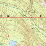 United States Geological Survey Pozega Lakes, MT (1996, 24000-Scale) digital map