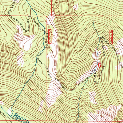United States Geological Survey Pozega Lakes, MT (1996, 24000-Scale) digital map