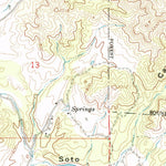 United States Geological Survey Pozo Summit, CA (1967, 24000-Scale) digital map