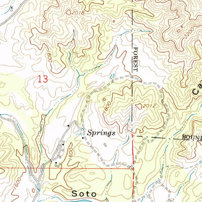 United States Geological Survey Pozo Summit, CA (1967, 24000-Scale) digital map
