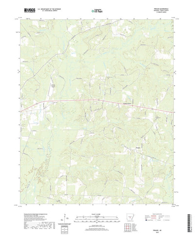 United States Geological Survey Prague, AR (2020, 24000-Scale) digital map