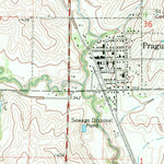 United States Geological Survey Prague, NE (1969, 24000-Scale) digital map
