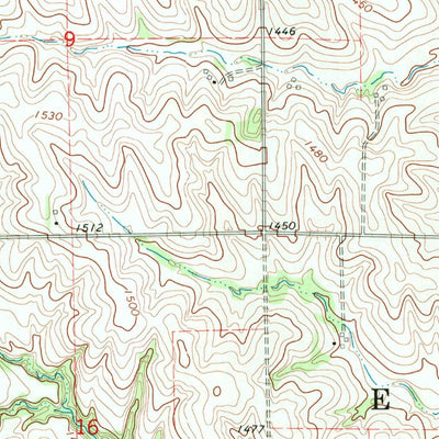 United States Geological Survey Prague, NE (1969, 24000-Scale) digital map