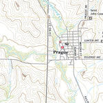 United States Geological Survey Prague, NE (2021, 24000-Scale) digital map
