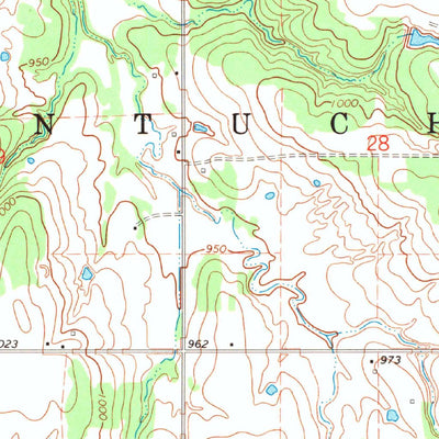 United States Geological Survey Prague SW, OK (1967, 24000-Scale) digital map