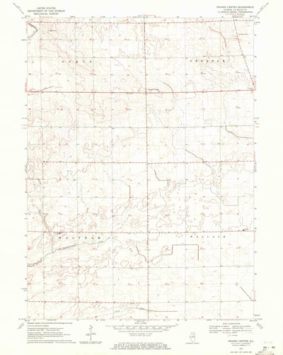 United States Geological Survey Prairie Center, IL (1970, 24000-Scale) digital map