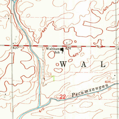 United States Geological Survey Prairie Center, IL (1970, 24000-Scale) digital map