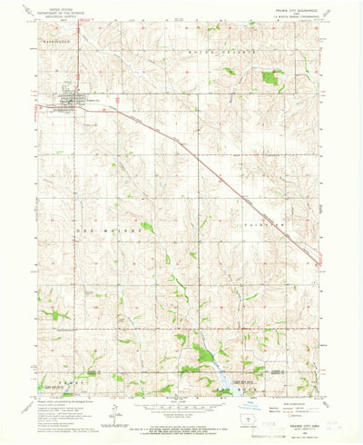 United States Geological Survey Prairie City, IA (1965, 24000-Scale) digital map