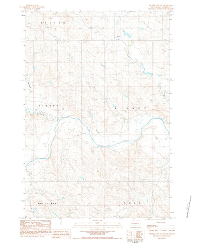 United States Geological Survey Prairie City NE, SD (1983, 24000-Scale) digital map