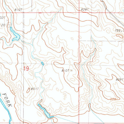 United States Geological Survey Prairie City NE, SD (1983, 24000-Scale) digital map