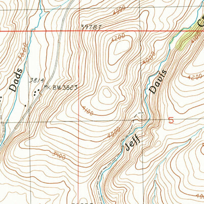 United States Geological Survey Prairie City, OR (1988, 24000-Scale) digital map