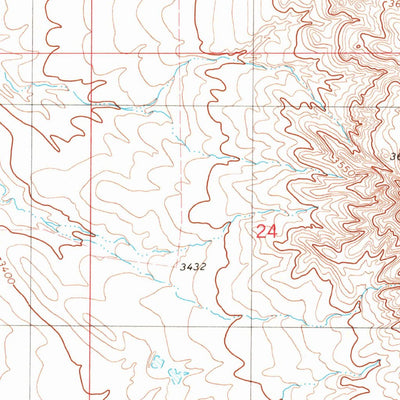 United States Geological Survey Prairie Dog Creek, MT (1980, 24000-Scale) digital map