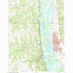 United States Geological Survey Prairie Du Chien, WI-IA (1983, 24000-Scale) digital map