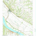 United States Geological Survey Prairie Du Rocher, IL-MO (1993, 24000-Scale) digital map