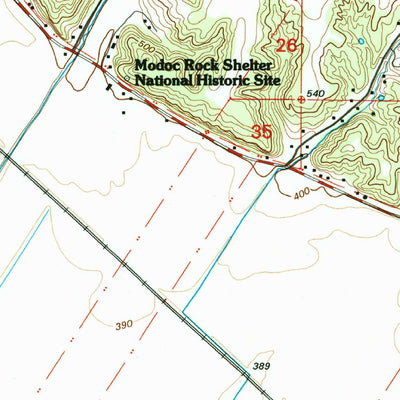 United States Geological Survey Prairie Du Rocher, IL-MO (1993, 24000-Scale) digital map