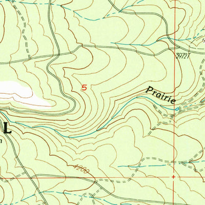United States Geological Survey Prairie Farm Spring, OR (1988, 24000-Scale) digital map