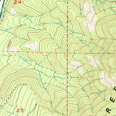 United States Geological Survey Prairie Farm Spring, OR (1988, 24000-Scale) digital map