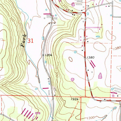 United States Geological Survey Prairie Grove, AR (1970, 24000-Scale) digital map