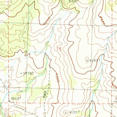 United States Geological Survey Prairie Hill, OR (1990, 24000-Scale) digital map