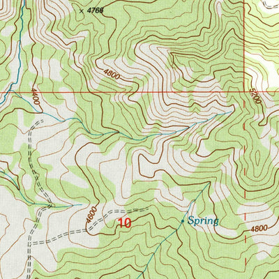 United States Geological Survey Prairie Hill, OR (1992, 24000-Scale) digital map