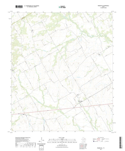 United States Geological Survey Prairie Hill, TX (2022, 24000-Scale) digital map