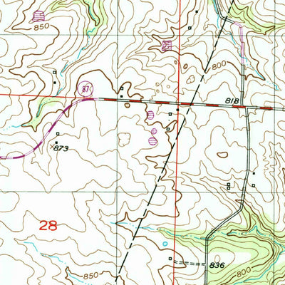 United States Geological Survey Prairie Home, MO (1952, 24000-Scale) digital map