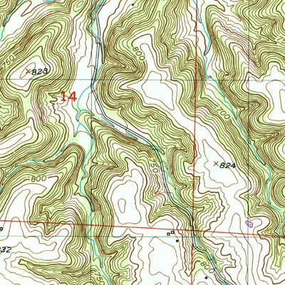 United States Geological Survey Prairie Home, MO (1952, 24000-Scale) digital map