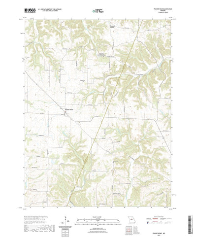 United States Geological Survey Prairie Home, MO (2021, 24000-Scale) digital map