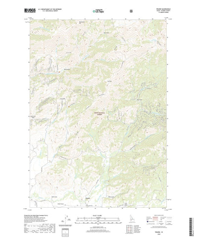 United States Geological Survey Prairie, ID (2020, 24000-Scale) digital map