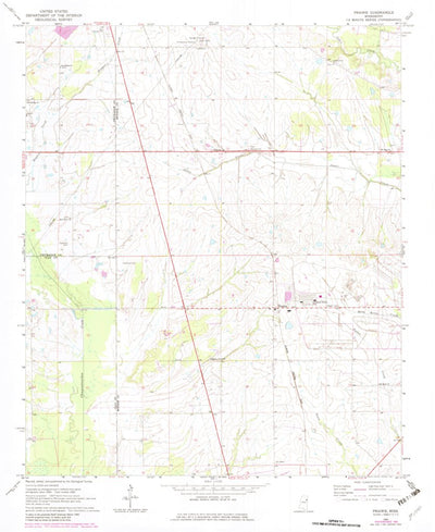 United States Geological Survey Prairie, MS (1966, 24000-Scale) digital map