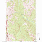 United States Geological Survey Prairie Reef, MT (1995, 24000-Scale) digital map