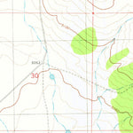 United States Geological Survey Prairie Spring, NM (1982, 24000-Scale) digital map